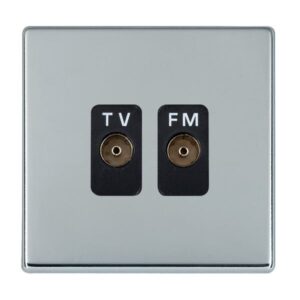 H-CFX BC Isolat TV/FM Diplex 1in/2out BL