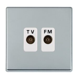 H-CFX BC Isolat TV/FM Diplex 1in/2out WH