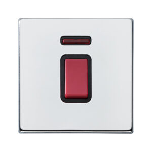 H-CFX BC 1g 45A Double Pole+N Red Rkr/BL