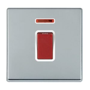 H-CFX BC 1g 45A Double Pole+N Red Rkr/WH